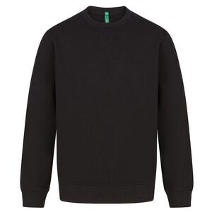 Henbury Unisex Adult Sustainable Sweatshirt / Black